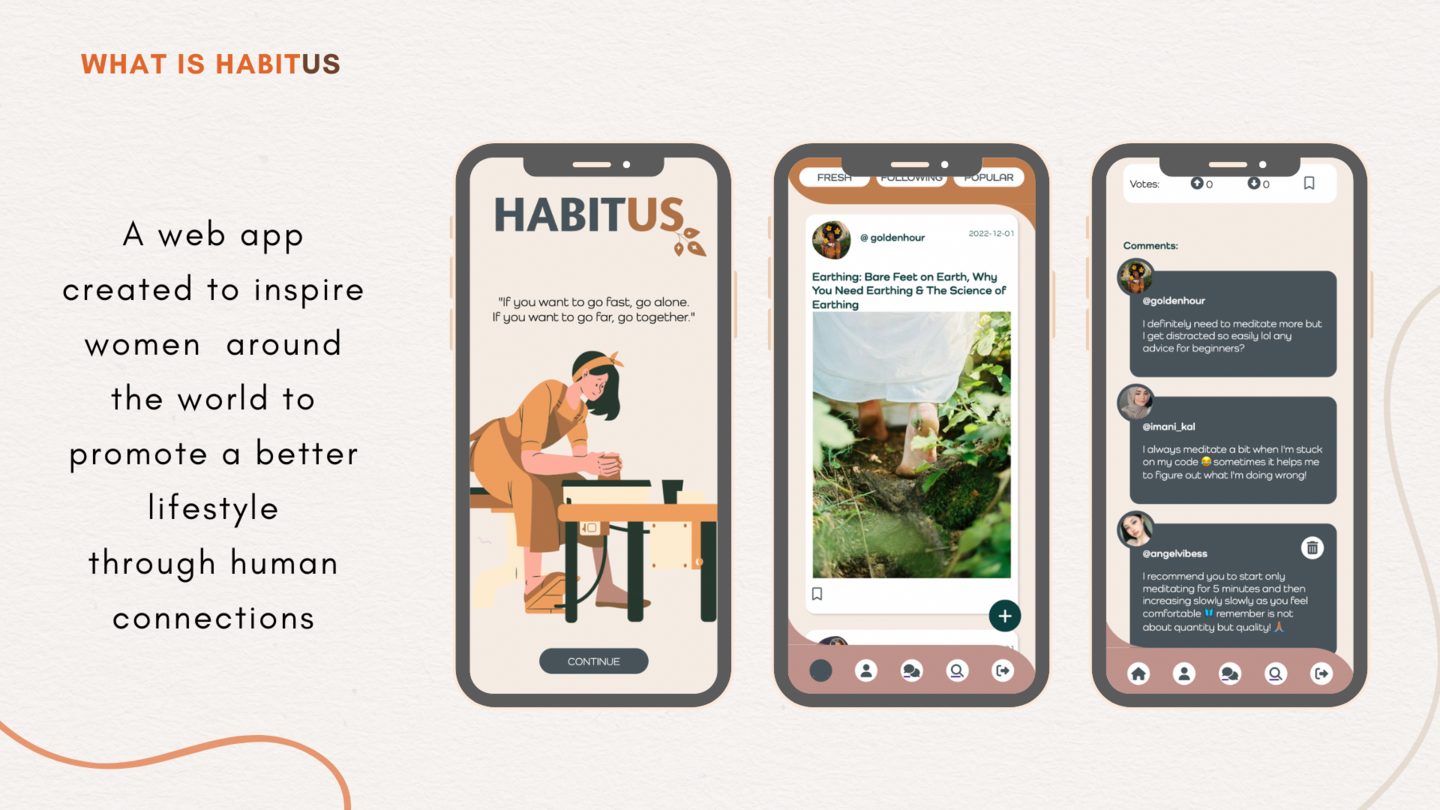 HabitUs App Screenshots